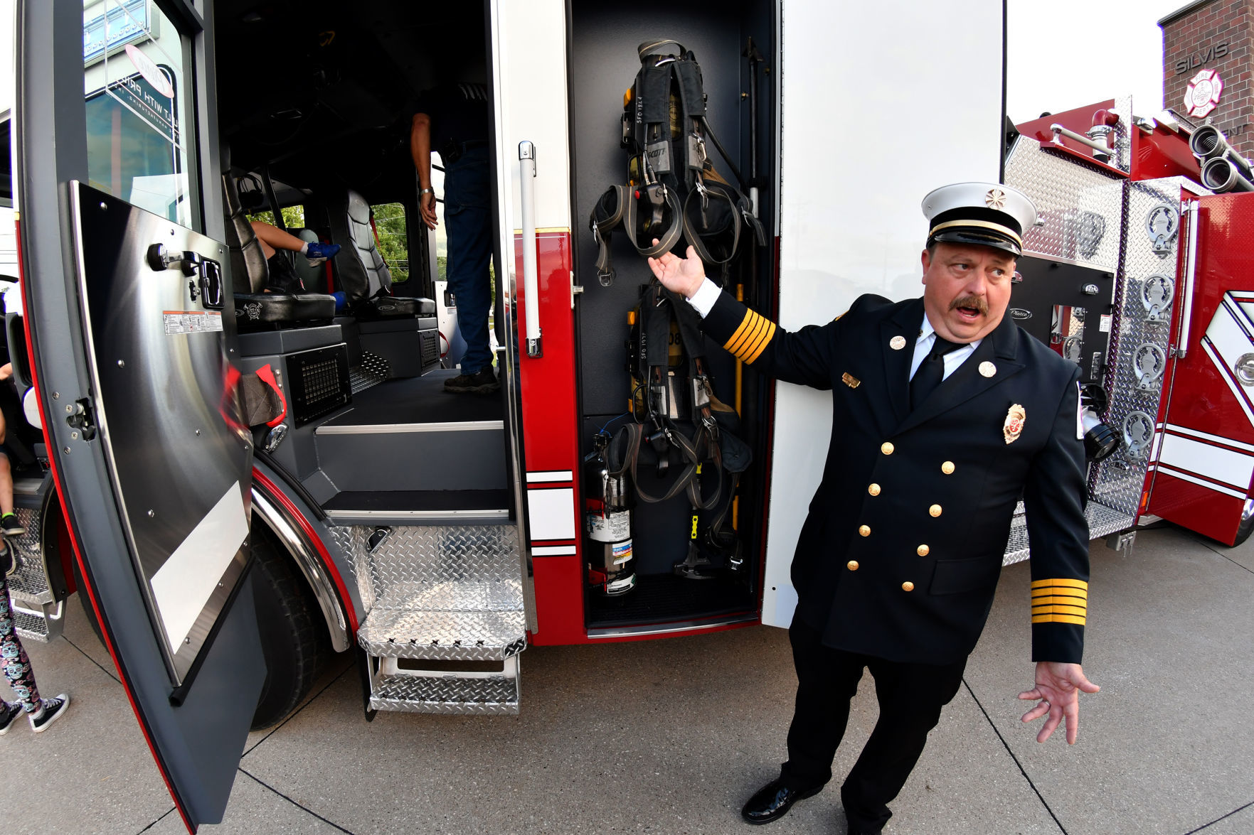 Silvis Fire Department new Pierce Enforcer Pumper